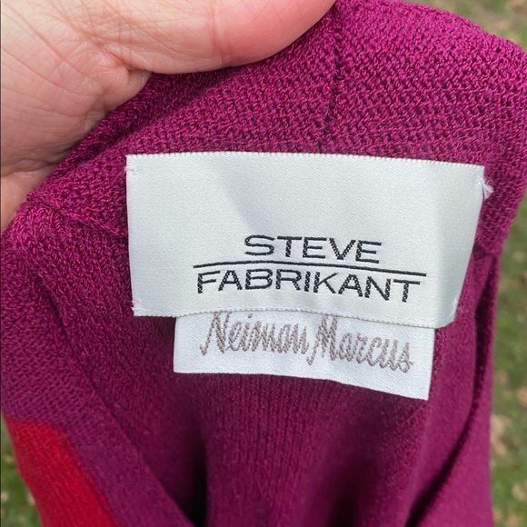 Steve Fabrikant Neiman Marcus Wool Blend Cardigan M - Picture 3 of 6